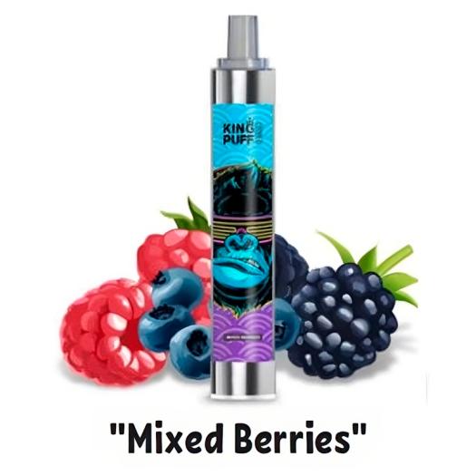 MIXED BERRIES 4000 PUFFS - SIN NICOTINA - KING PUFF