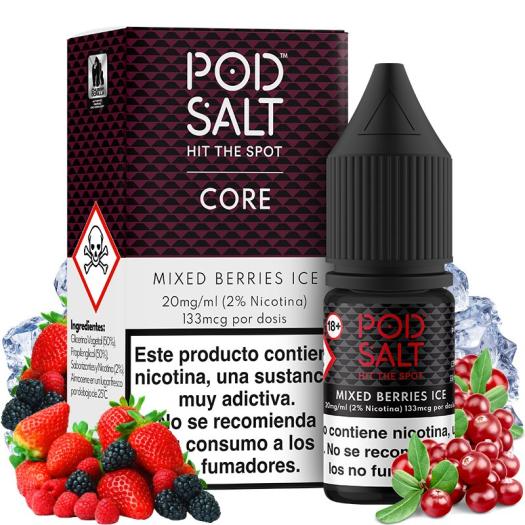 MIXED BERRIES ICE - POD SALT 10 ml - Líquido con SALES DE NICOTINA