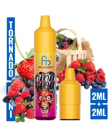 Mixed Berries Mini Tornado 1200 (con 2 Pods 2ml 20mg) Fumot