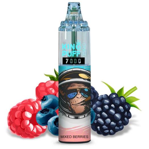 Mixed Berry 7000 puffs - KING PUFF v2 - SIN NICOTINA