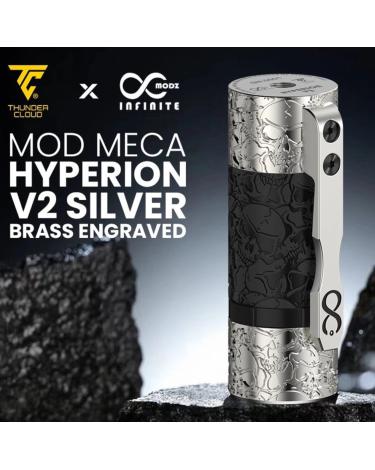 Mod Meca Hyperion V2 | Silver Brass Engraved | Thunder Cloud x Infinite Modz