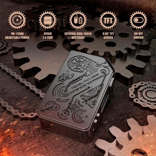 Mod Punk II 220W Matte Black Edition - Teslacigs