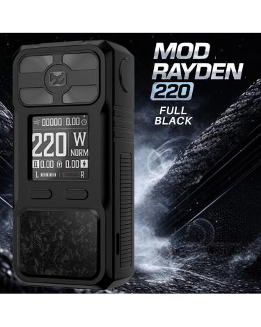 Mod Rayden 220 Full Black BD Vape