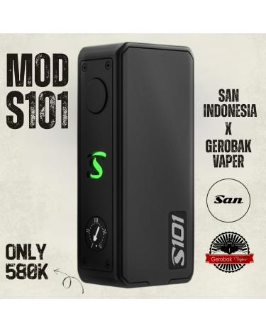 Mod S101 San Indonesia X Gerobak Vaper 21700/20700/18650