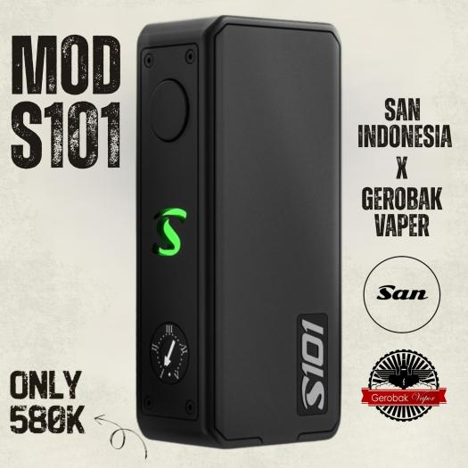 Mod S101 San Indonesia X Gerobak Vaper 21700/20700/18650