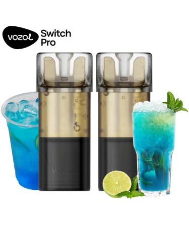 Mojito Azul | Pack 2 uds | Cartuchos Precargados 20mg Vozol Switch Pro