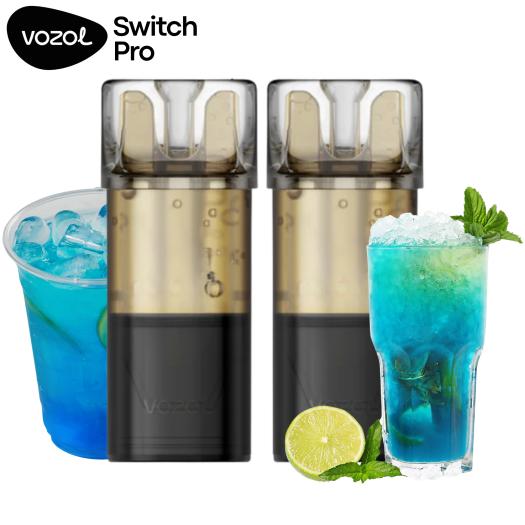 Mojito Azul | Pack 2 uds | Cartuchos Precargados 20mg Vozol Switch Pro