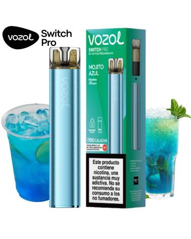 Mojito Azul | Vozol Switch Pro Starter Kit | 20mg Sales de Nicotina
