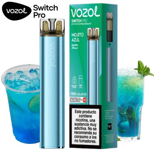 Mojito Azul | Vozol Switch Pro Starter Kit | 20mg Sales de Nicotina