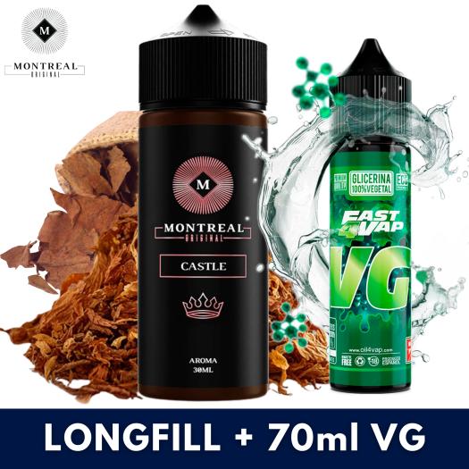 Montreal Original Castle Aroma 30ml (Longfill) + VG FAST 70ML Montreal Original Castle Aroma 30ml (Longfill) + VG FAST 70ML