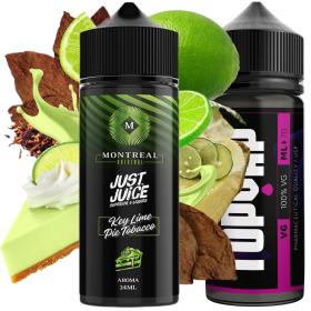 Montreal x Just Juice Key Lime Pie Tobacco 24/120ml (Longfill) + 70ml VG