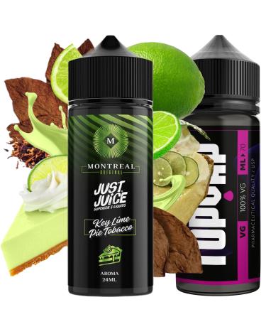 Montreal x Just Juice Key Lime Pie Tobacco 24/120ml (Longfill) + 70ml VG