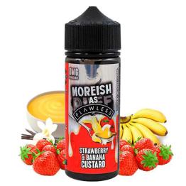 Moreish As Flawless Custards STRAWBERRY & BANANA 100ml + Nicokits Gratis