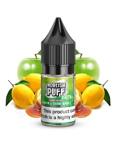 MOREISH PUFF SALT - Lemon And Sour Apple 10 ml - 10mg y 20mg - Líquido con SALES DE NICOTINA