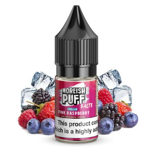 MOREISH PUFF SALT - Pink Raspberry Chilled 10 ml MOREISH PUFF SALT - Pink Raspberry Chilled 10 ml