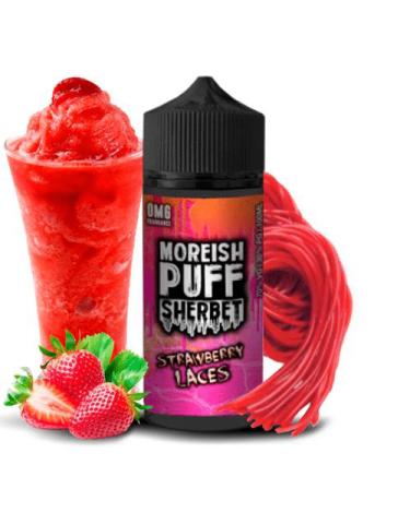 Moreish Puff SHERBET STRAWBERRY LACE 100ml - Liquidos Moreish Puff