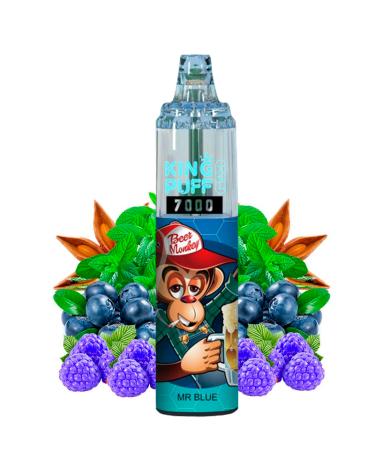 Mr Blue 7000 puffs - KING PUFF v2 - SIN NICOTINA