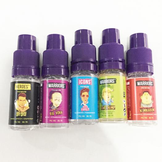 Muestra Líquido WARRIOR 10ml 0mg (1 bote)