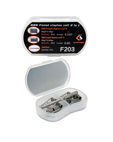 N80 Fused Clapton Coil 2 In 1 - Geekvape (8 uds)