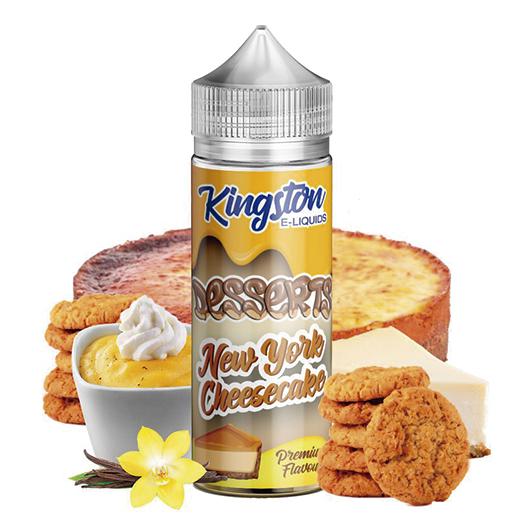 New York Cheesecake - Kingston E-liquids 100ml + Nicokits Gratis