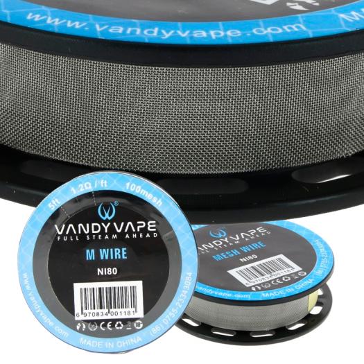 Ni80 Mesh wire 100mesh 5ft (1.2Ω/ft)- Vandy Vape