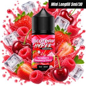 Nicorefill Hyper Strawberry Raspberry Cherry Longfill 5/30ml