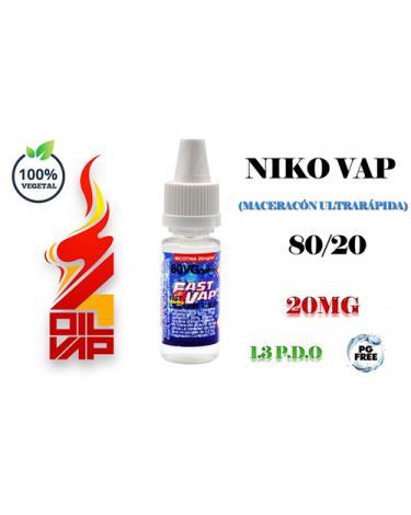 NIKO-VAP 80VG/20 1.3PDO - FAST4VAP