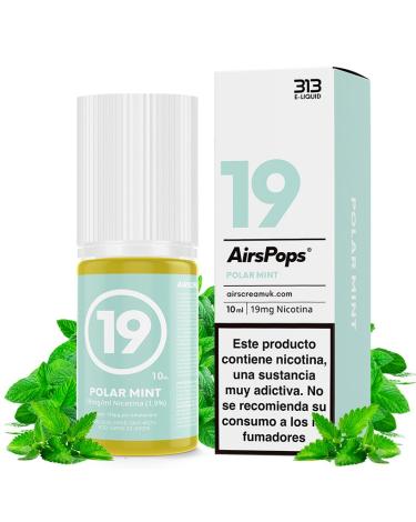 No.19 Polar Mint 10ml - 313 Airscream Sales de Nicotina