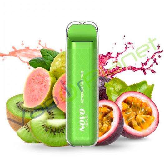 Novo Bar 600puffs Kiwi Passion Guava - Smoktech 20mg - POD DESECHABLE