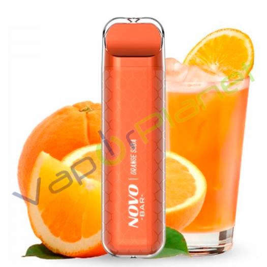 Novo Bar 600puffs Orange Soda - Smoktech 20mg - POD DESECHABLE