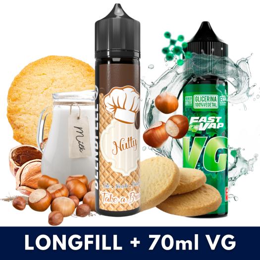 Nutty 20ml/60 (Longfill) Blendfeel + 70ml VG Fast