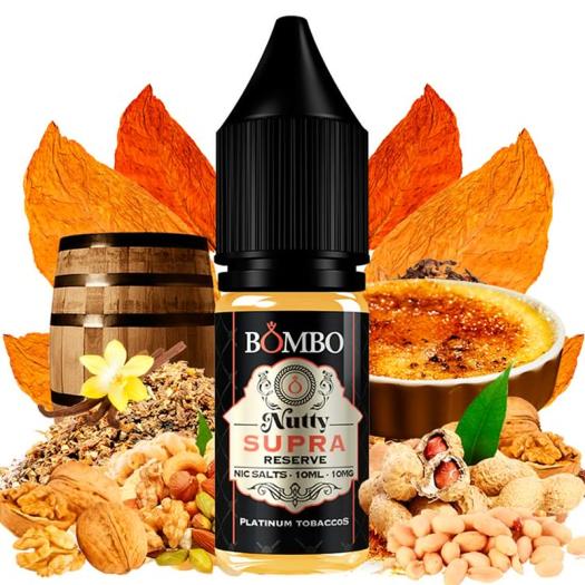 Nutty Supra Reserve 10ml - Platinum Tobacco by Bombo