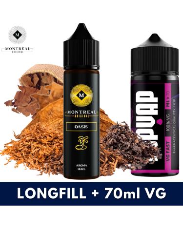 OASIS 16ml/60 (Longfill) Montreal Original + 70ml VG Fast