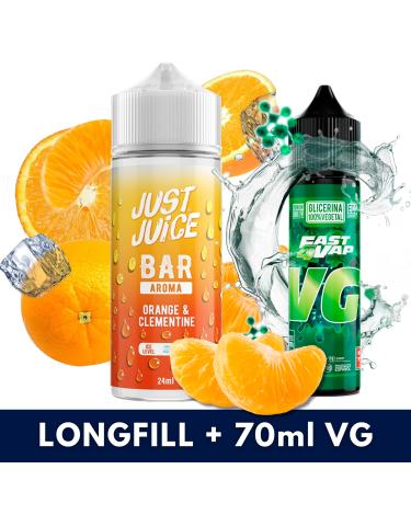 Orange Clementine 24ml/120 (Longfill) Just Juice Bar + 70ml VG Fast