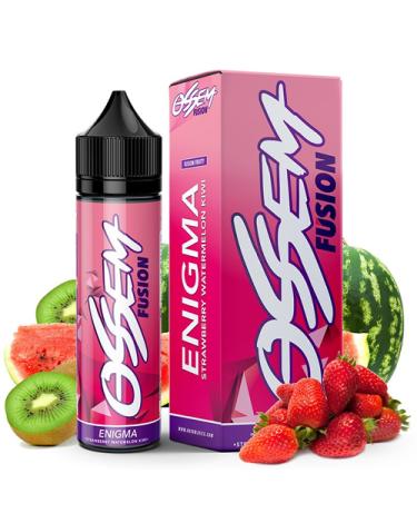 Ossem Fusion Enigma Strawberry Watermelon Kiwi 50ml + Nicokit Gratis