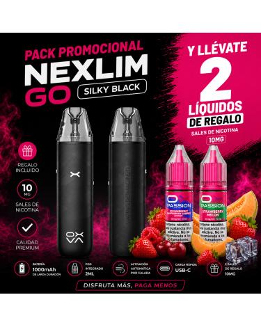 OXVA Nexlim Go + 2 Nic Salts OX Passion 10mg de Regalo
