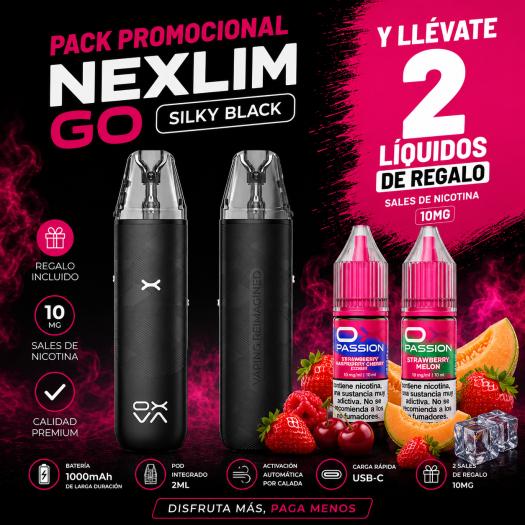 OXVA Nexlim Go + 2 Nic Salts OX Passion 10mg de Regalo