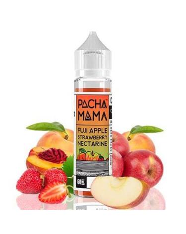 ▲ PACHAMAMA eJuice FUJI APPLE STRAWBERRY NECTARINE 50 ml + Nicokit Gratis