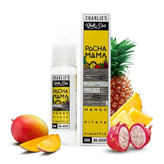 ▲ PACHAMAMA eJuice MANGO PITAYA PINEAPPLE 50 ml + Nicokit Gratis