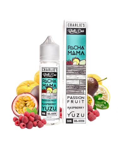 ▲ PACHAMAMA eJuice PASSION FRUIT RASPBERRY YUZU 50 ml + Nicokit Gratis