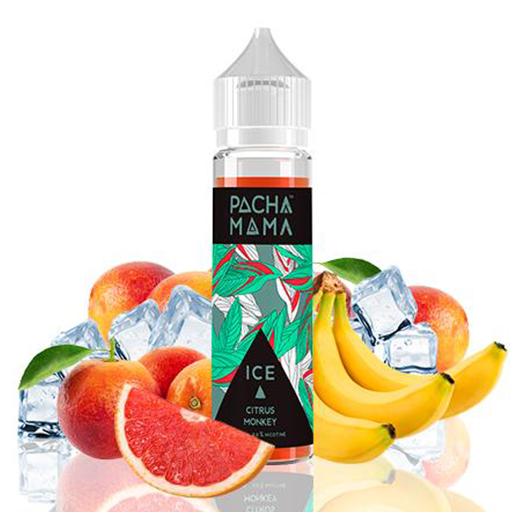 ▲ PACHAMAMA Ice Citrus Monkey 50 ml + Nicokit Gratis
