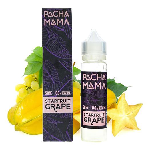 ▲ PACHAMAMA SUBOHM eJuice STARFRUIT GRAPE 50 ml + Nicokit Gratis