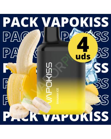 Pack 4 Uds Desechables Vapokiss 800B 20mg
