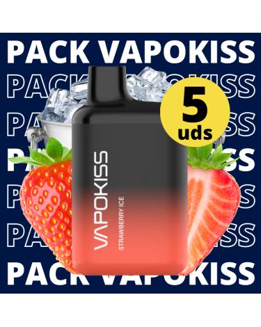 Pack 5 Uds Desechables Vapokiss 800B 20mg