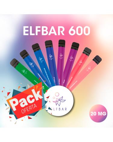 PACK 5 UDS Elf Bar 600 Puff - 20mg