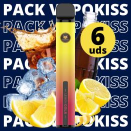 Pack 6 Uds Desechables Vapokiss 800T 20mg