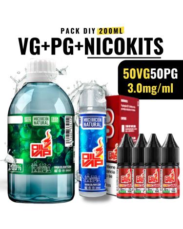 Pack Base 50VG/50PG 200 ml | 3 mg |