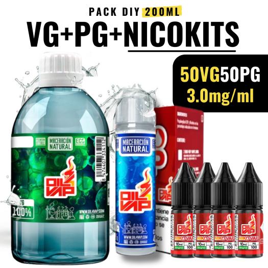 Pack Base 50VG/50PG 200 ml | 3 mg |