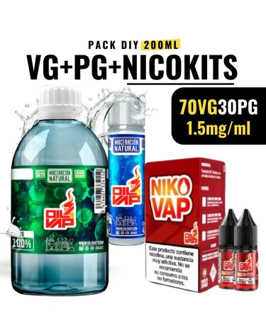Pack Base 70VG/30PG 200 ml | 1.5 mg |