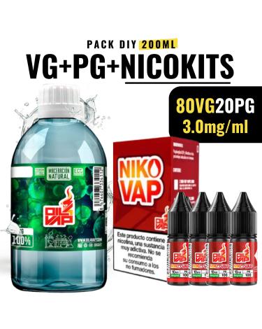Pack Base 80VG/20PG 200 ml | 3 mg |